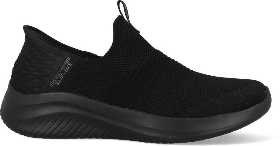 Skechers 149708 Ultra flex cozy streak zwart slip in Dames Kleur Zwart)