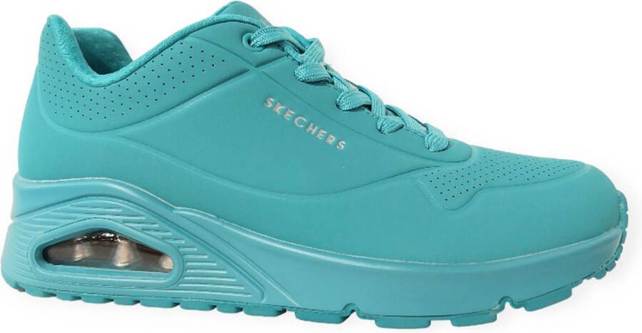 Skechers Sportieve Chic Sneaker voor Vrouwen Blue Dames