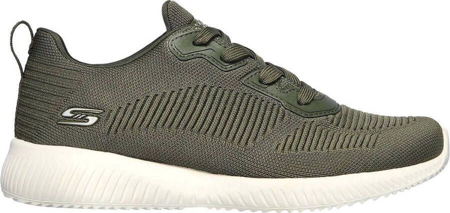 Skechers Bobs Squad Tough Talk dames sneakers Groen Extra comfort Memory Foam