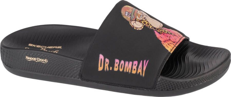 Skechers Snoop Dogg Hyper Slide Dr. Bombay 251015-BBK Mannen Zwart Slippers