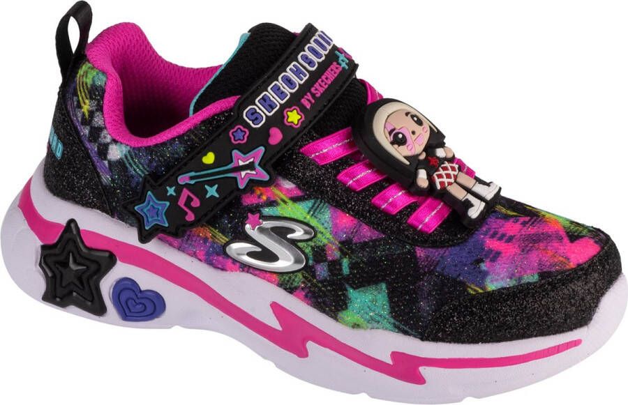 Skechers Snuggle Sneaks Skech Squad 302214L-BKMT voor meisje Zwart Sneakers Sportschoenen