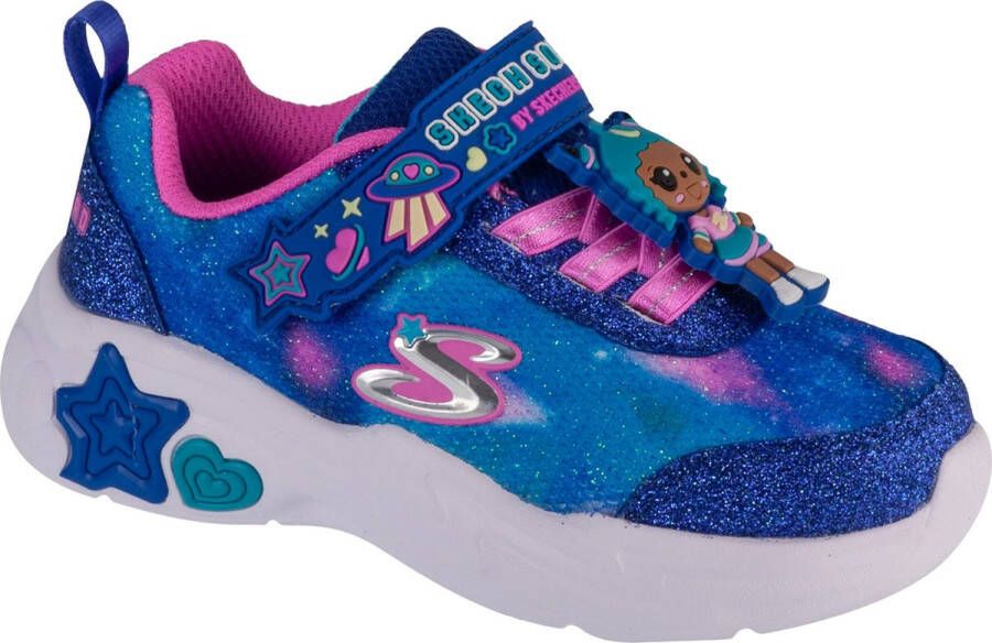 Skechers Snuggle Sneaks Skech Squad 302214N-NVMT voor meisje Marineblauw Sneakers Sportschoenen