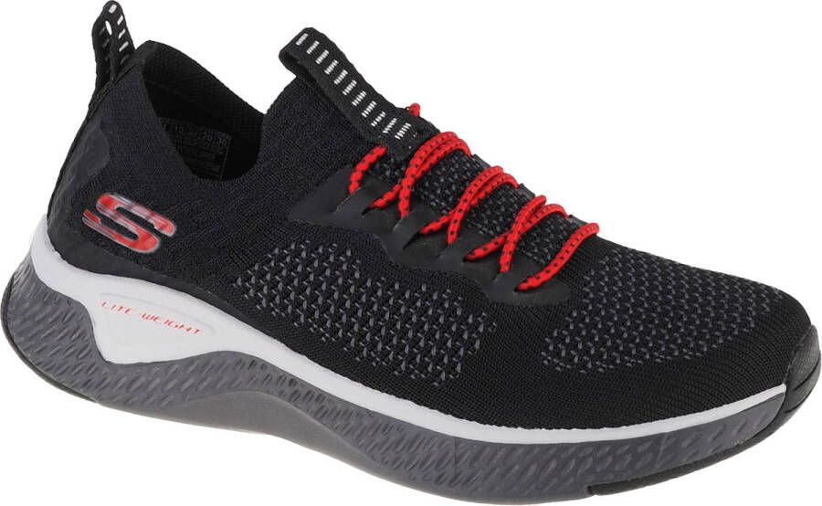 Skechers Solar Fuse 400022L-BGRD voor een jongen Zwart Sportschoenen Sneakers