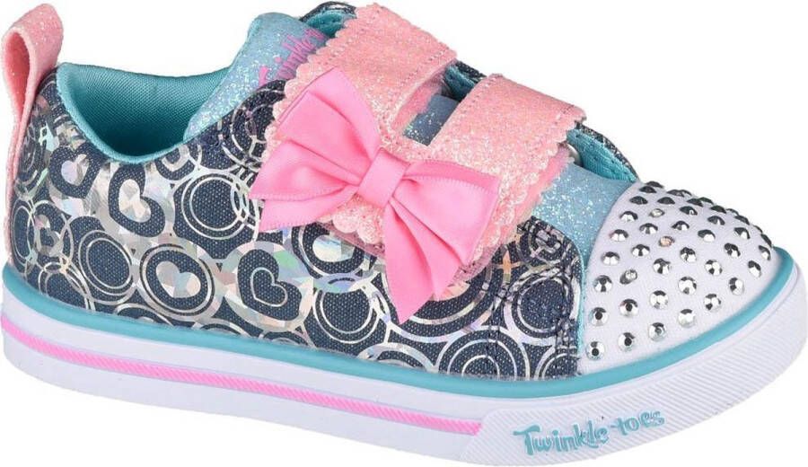 Skechers Sparkle Lite-Lil Heartsland 314754N-DMLT voor meisje Grijs Sportschoenen