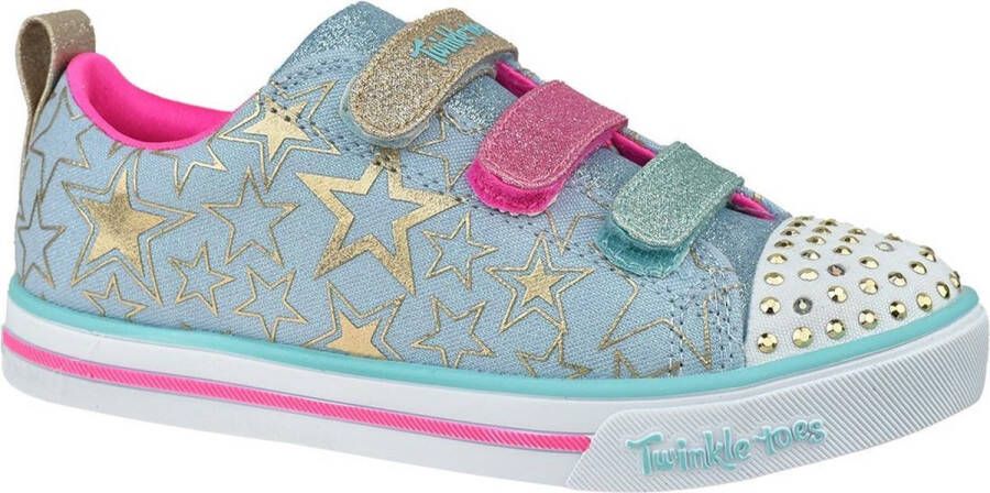 Skechers Sparkle Lite-Stars The Limit 314036L-LBMT voor meisje Blauw Sneakers Sportschoenen