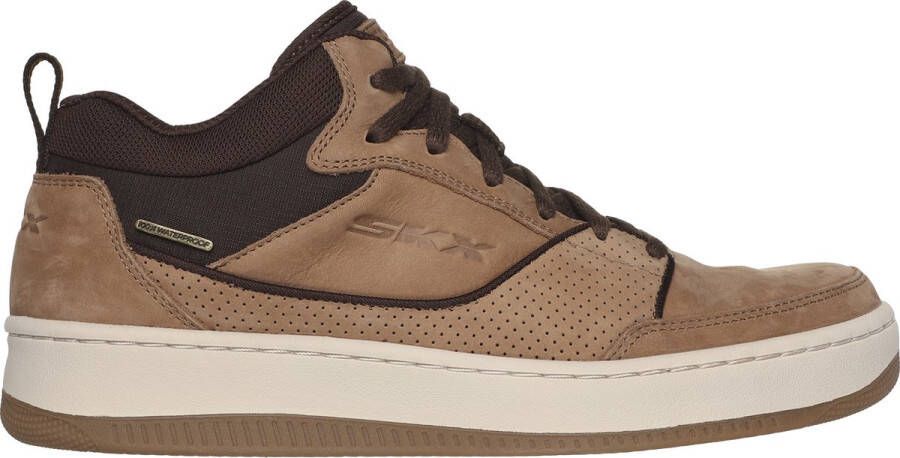 Skechers Sport Court 2.0 Heren Sneakers Wit Goud