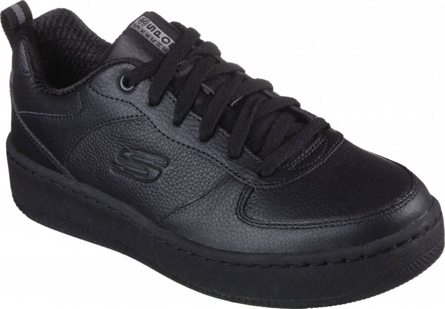 Skechers Sport Court 92 Illustrio BBK Vrouwen Zwart Sneakers