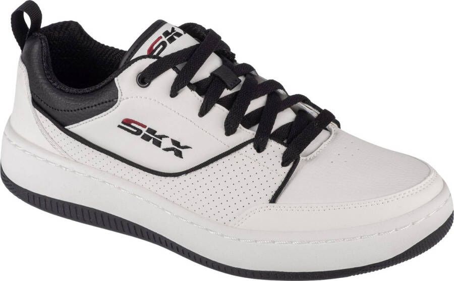 Skechers Sport Court 92 Ottoman 232472-WBK Mannen Wit Sneakers Sportschoenen