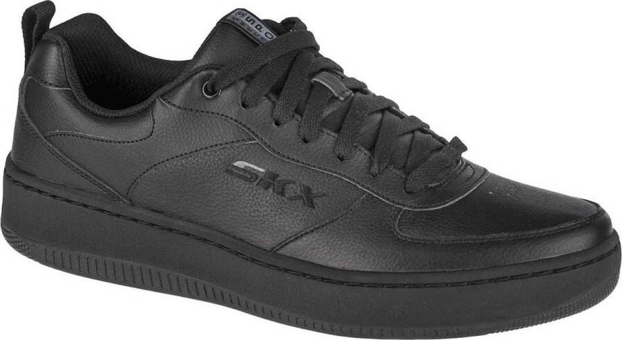 Skechers Sport Court 92 sneakers zwart Leer 301380 Heren