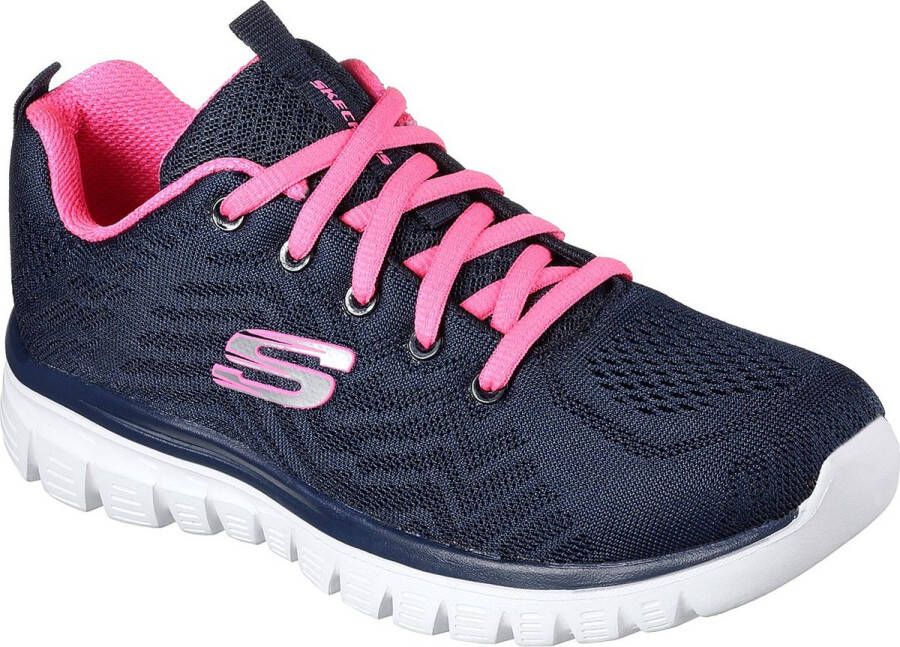 Skechers Sneakers Graceful Get Connected in schoenwijdte g (wijd) vrijetijdsschoen lage schoen veterschoen