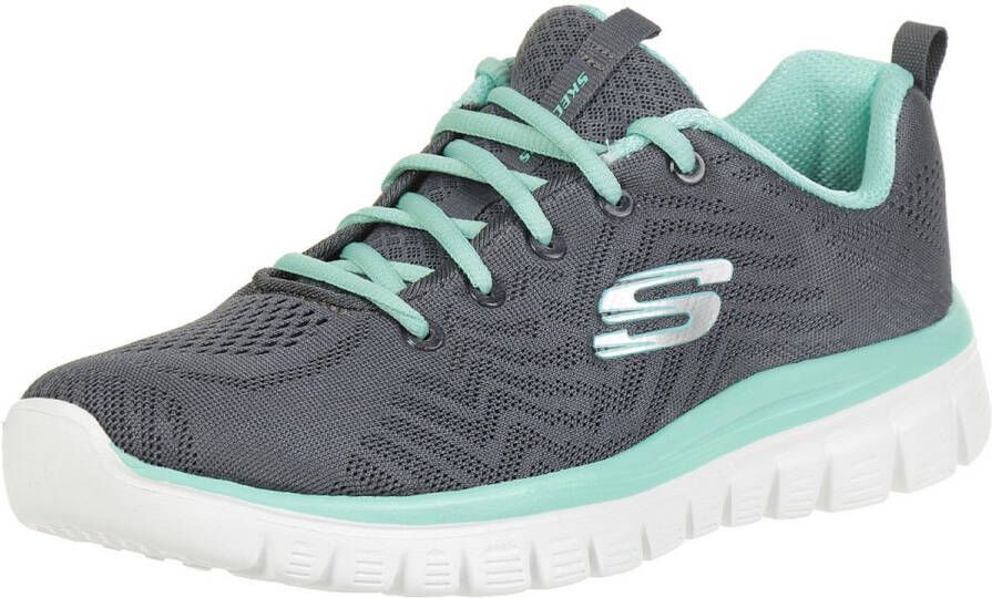 Skechers Sneakers Graceful Get Connected in schoenwijdte g (wijd) vrijetijdsschoen lage schoen veterschoen