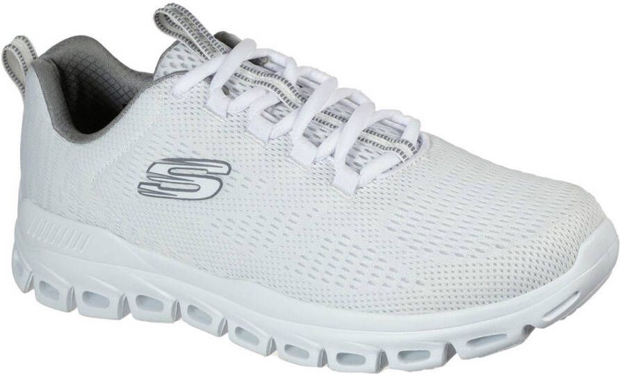 Skechers SPORT MENS GLIDE-STEP FASTEN UP sneaker heren wit