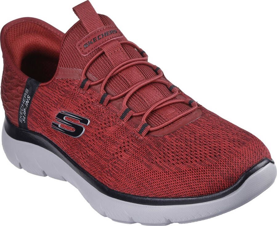 Skechers Slip-on sneakers SUMMITS-KEY PACE Slipper vrijetijdsschoen lage schoen in vegan uitvoering