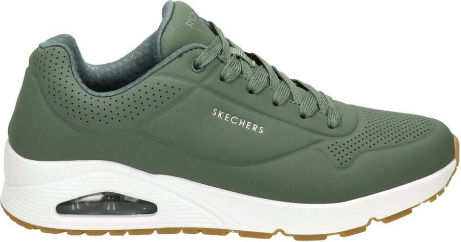 Skechers Street heren sneaker Groen