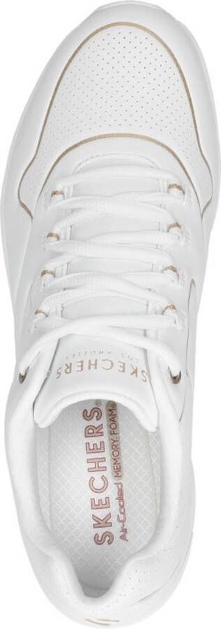 Skechers Uno 2 Golden Trim Sneakers Laag wit