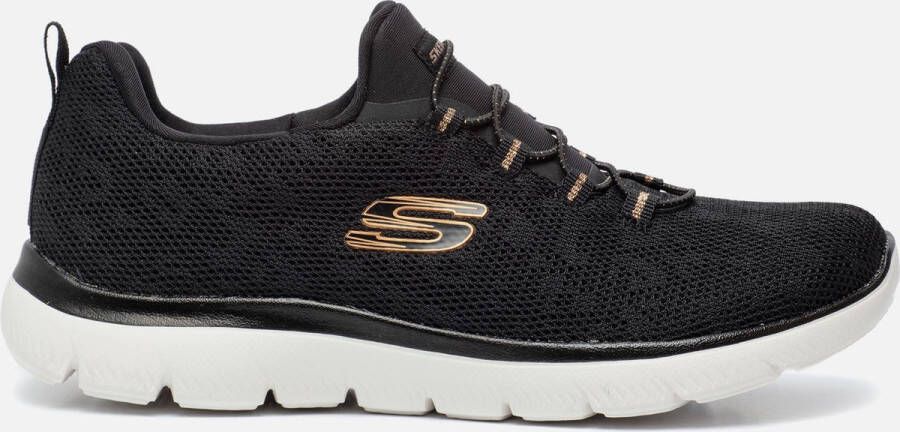 Skechers Summit Leopard Spot Sneakers zwart