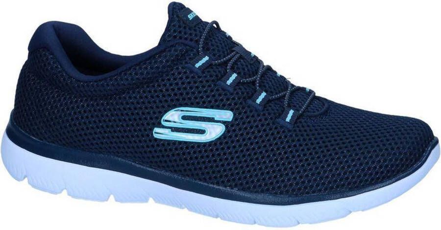 Skechers Slip-on sneakers Summits Slipper vrijetijdsschoen comfortschoen met gepolsterde schacht