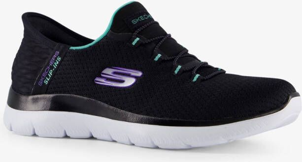 Skechers Slip-ins: Summits dames sneakers zwart Extra comfort Memory Foam