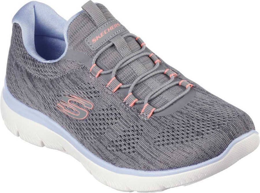 Skechers Summits Fun Flair 150113-GYMT Vrouwen Grijs Trainingschoenen