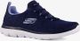 Skechers Summits Good Taste dames sneakers Blauw Extra comfort Memory Foam - Thumbnail 1