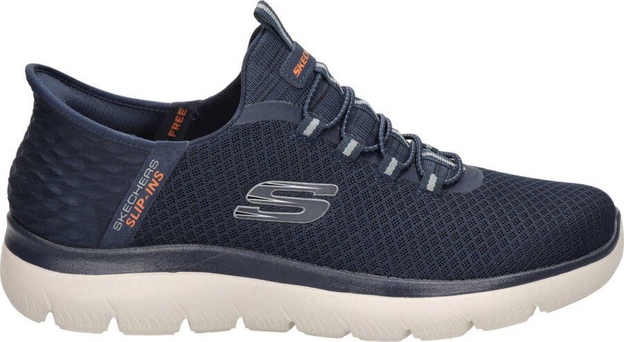 Skechers Slip-on sneakers SUMMITS- vrijetijdsschoen met slip-in hiel voor een gemakkelijke instap