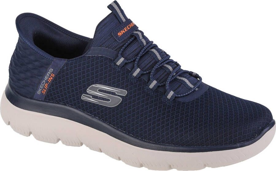 Skechers Slip-on sneakers SUMMITS- vrijetijdsschoen met slip-in hiel voor een gemakkelijke instap