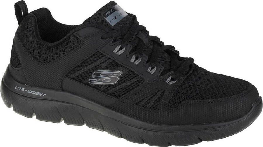 Skechers Summits New World 232069-BBK Mannen Zwart Sneakers