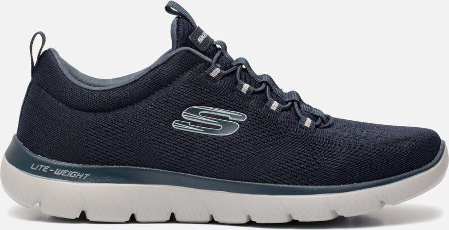 Skechers Slip-on sneakers Summits Vrijetijdsschoen slipper comfort schoen met elastiek om in te stappen