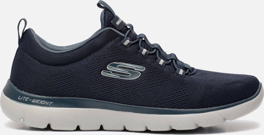 Skechers Slip-on sneakers Summits Vrijetijdsschoen slipper comfortschoen met elastiek om in te stappen