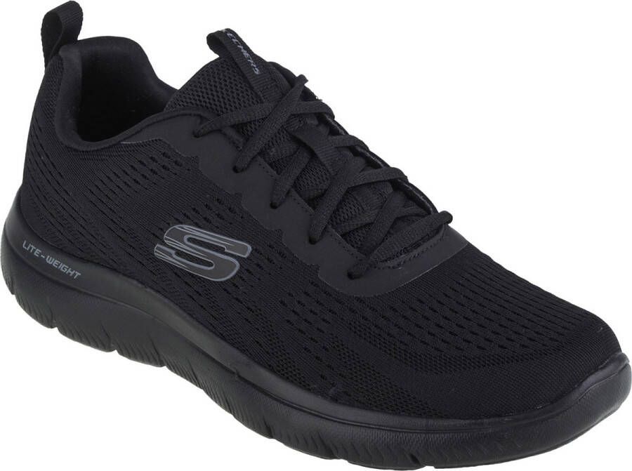 Skechers Summits-Torre 232395-BBK Mannen Zwart Sneakers