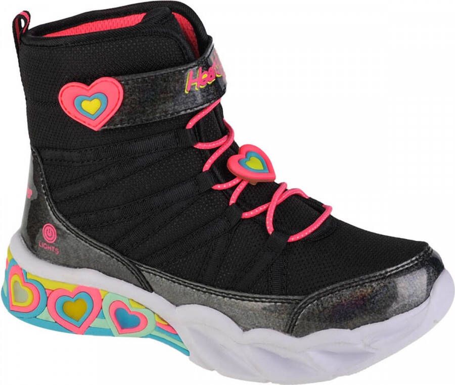 Skechers Sweetheart Lights 302661L BKHP voor meisje Zwart Sneeuw laarzen Laarzen