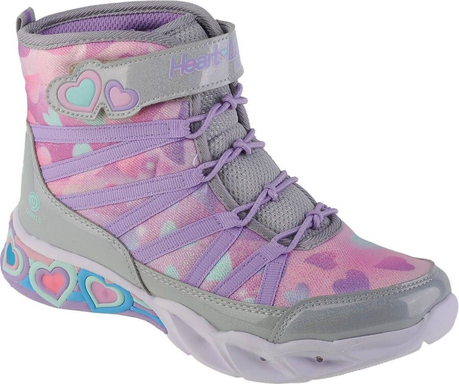 Skechers Sweetheart Lights Dreamy Love 302667L-SMLT voor meisje Zilver Laarzen Sneeuw laarzen - Foto 2