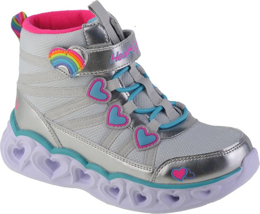 Skechers Sweetheart Lights Sweet Styling 302668L-SMLT voor meisje Zilver Laarzen Sneeuw laarzen