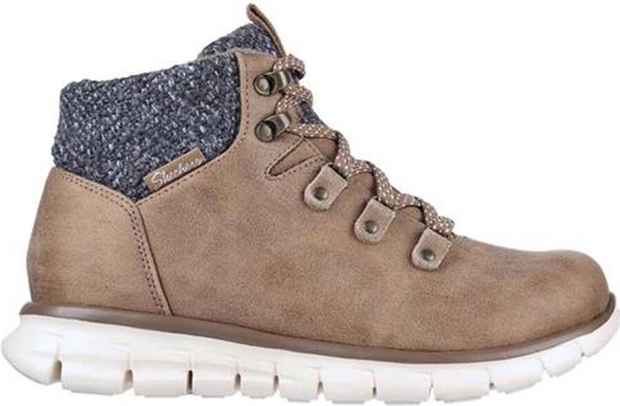 Skechers Dames Synergy COLD DAZE Enkellaarzen Sneaker 167200 Taupe