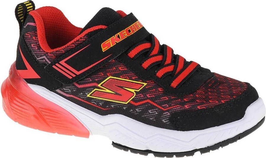 Skechers Thermoflux 2.0 97762L-BKRD voor een jongen Rood Sneakers Sportschoenen