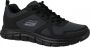 Skechers Track Bucolo 52630-BBK Mannen Zwart Trainingschoenen Sportschoenen - Thumbnail 4