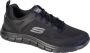 Skechers Track Broader heren sportschoenen zwart Extra comfort Memory Foam - Thumbnail 1