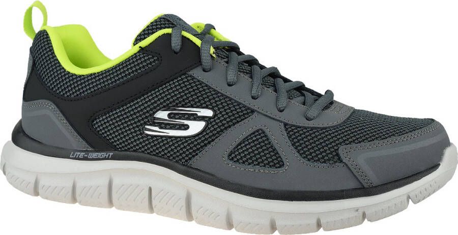 Skechers Track Bucolo 52630 CCLM Mannen Grijs Trainingschoenen Sportschoenen