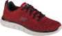 Skechers Track Front Runner 232298-RDBK Mannen Rood Trainingschoenen - Thumbnail 1