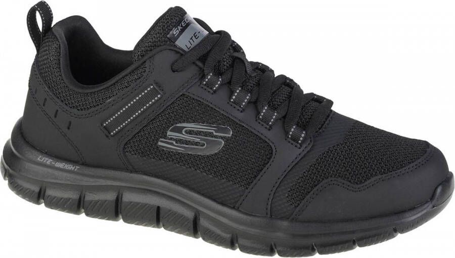 Skechers Track Knockhill 232001 BBK Mannen Zwart Trainingschoenen Sportschoenen