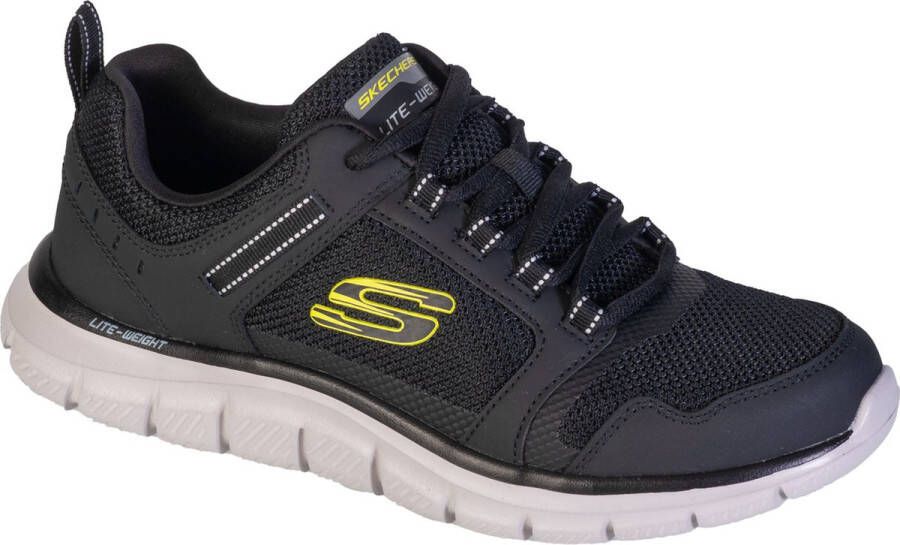 Skechers Track-Knockhill 232001-BKLM Mannen Zwart Sneakers