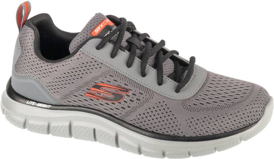 Skechers Slip-on sneakers TRACK-LESHUR Vrijetijdsschoen trainingsschoen instapschoen in materiaalmix