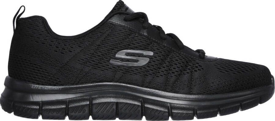 Skechers track mouilton hardloopschoenen zwart heren