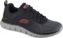 Skechers Track Ripkent 232399-BKCC Mannen Grijs Trainingschoenen - Thumbnail 1