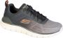 Skechers Track Ripkent 232399-OLV Mannen Grijs Trainingschoenen - Thumbnail 4