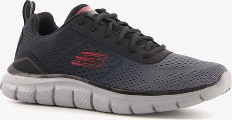 Skechers Track Ripkent heren sneakers zwart grijs Zwart Extra comfort Memory Foam - Foto 1