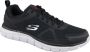 Skechers Track-Scloric 52631-BKRD Mannen Zwart Hardloopschoenen - Thumbnail 1