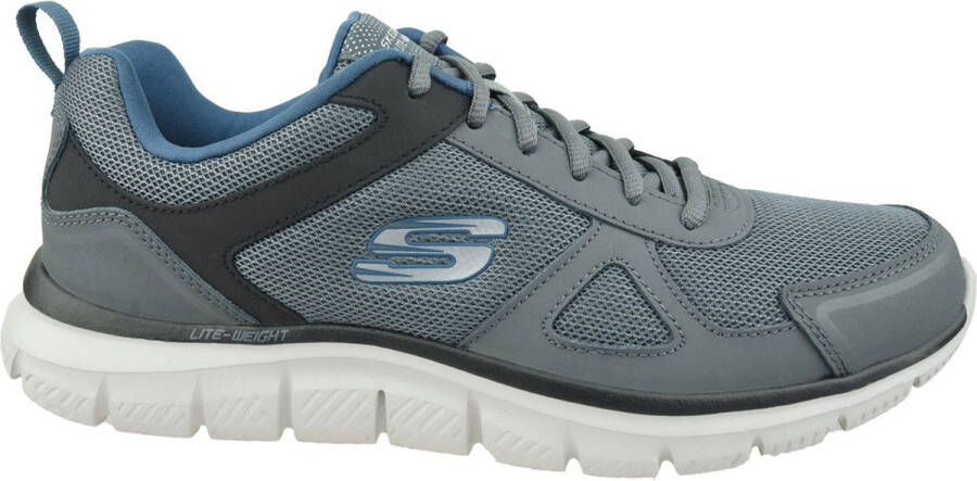 Skechers Track-Scloric 52631-GYNV Mannen Grijs Hardloopschoenen