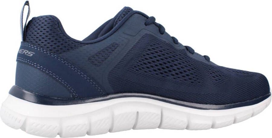 Skechers Track-Broader 232698-NVY Mannen Marineblauw Sneakers Sportschoenen