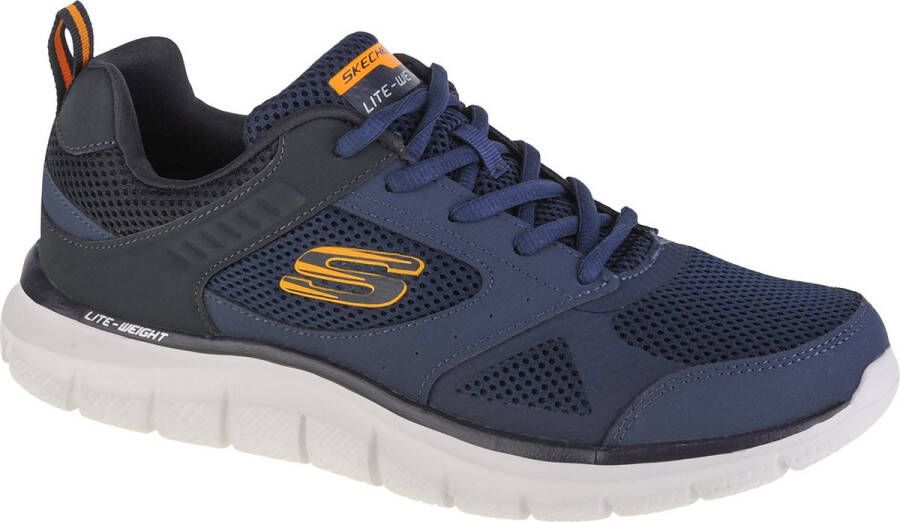 Skechers Track Syntac 232398 NVY Mannen Marineblauw Sneakers Sportschoenen